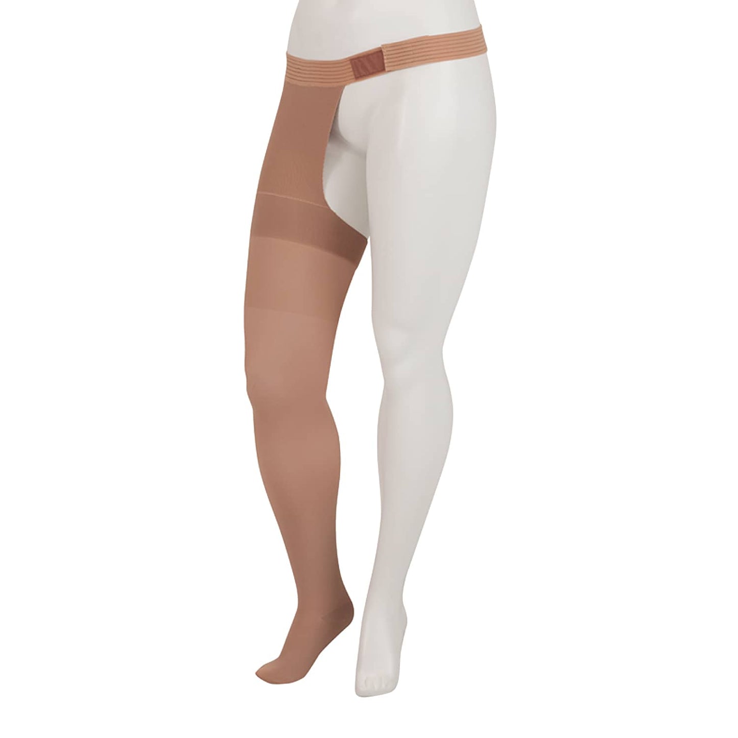 Juzo 3513 Dynamic (Varin) Soft Closed Toe Thigh High w/Waist Attachment Right 40-50 mmHg