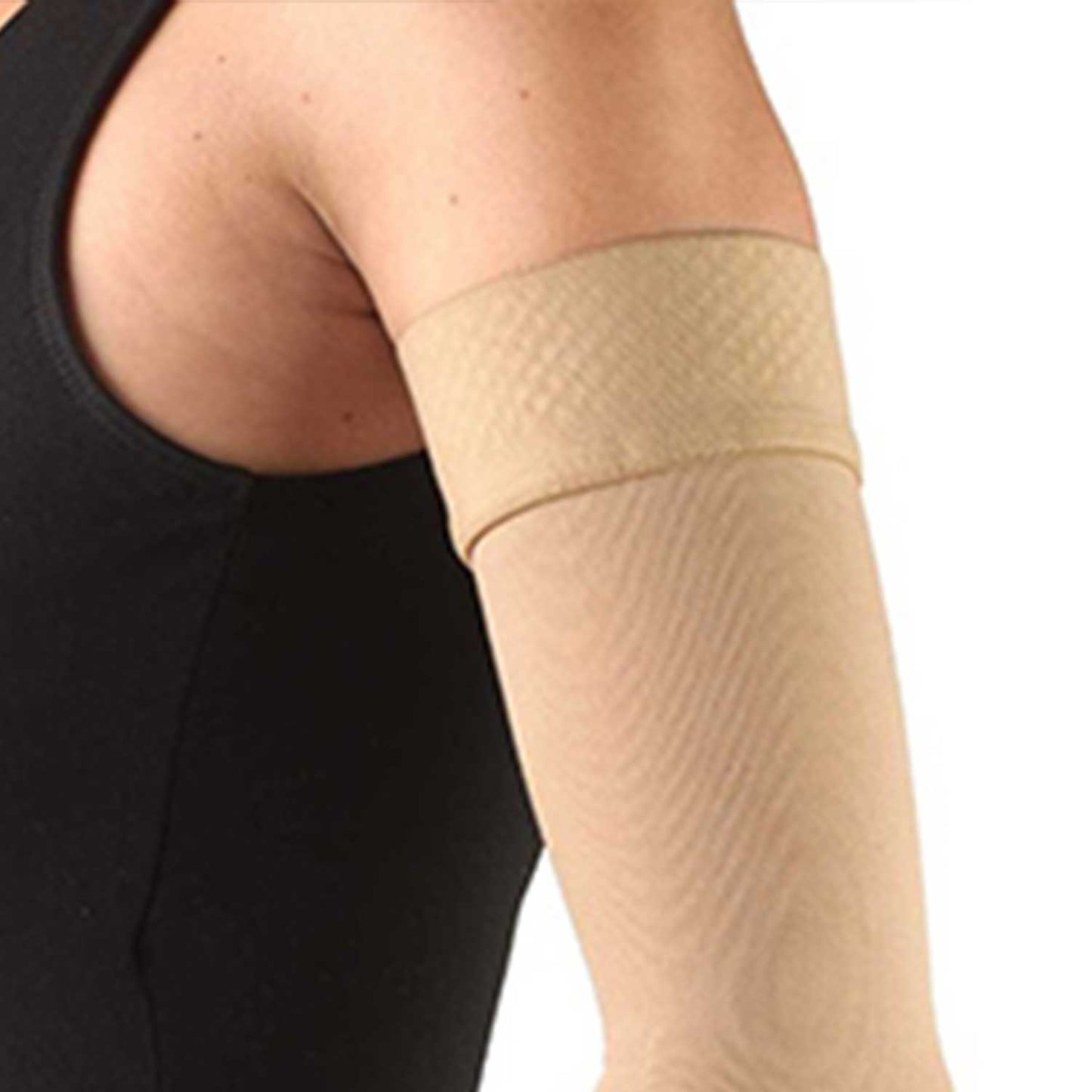 AW 703 Lymphedema Armsleeve w/Silicone Band Top Band