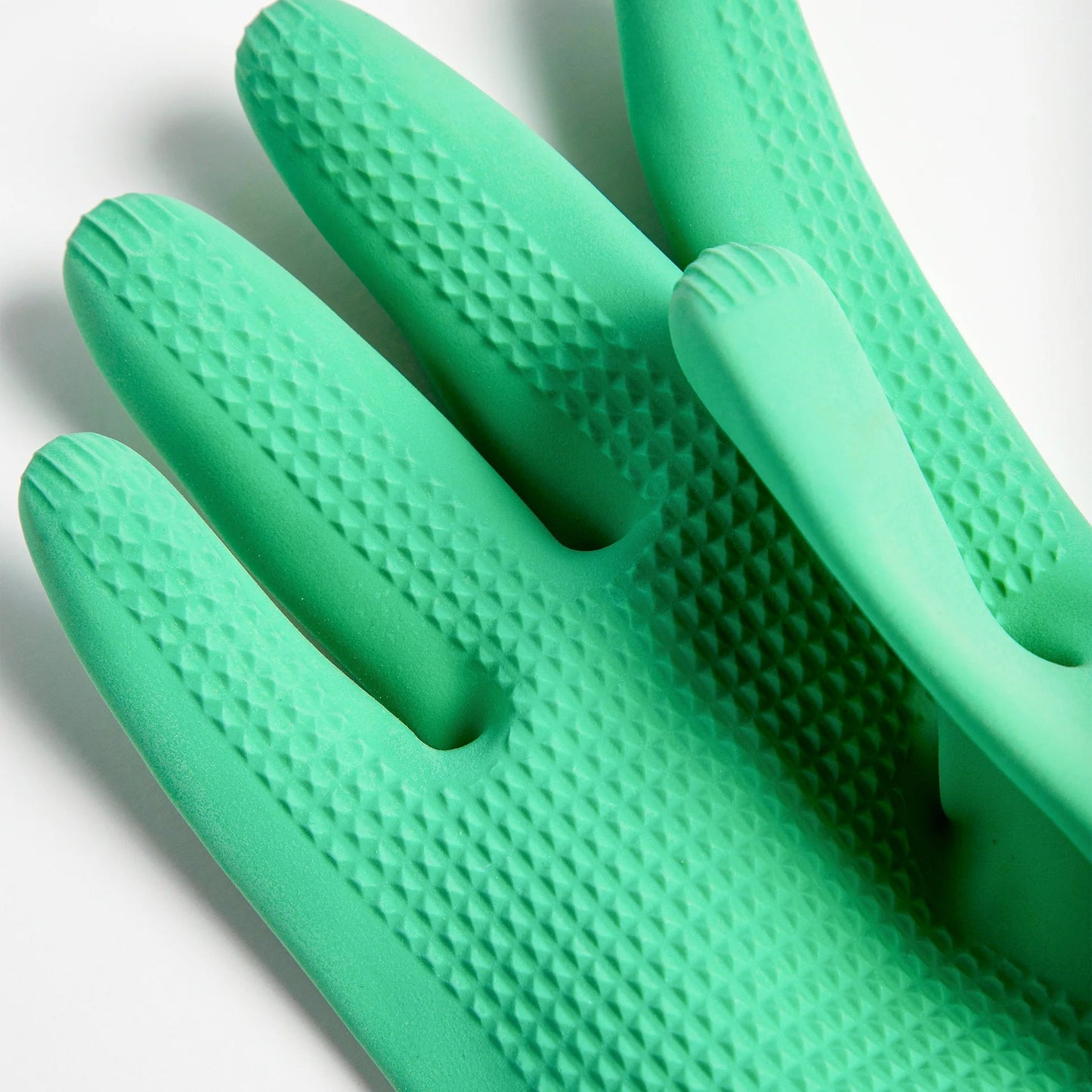 Sigvaris Green Rubber Donning Gloves with texture