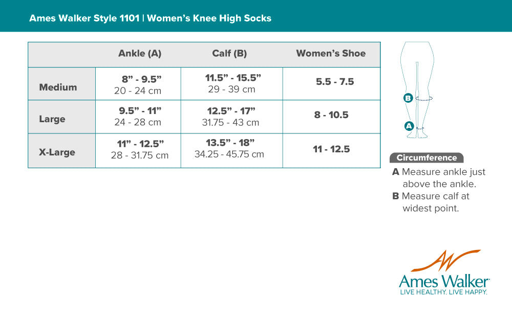 AW 1101 Maternity Sock 15-20 mmHg