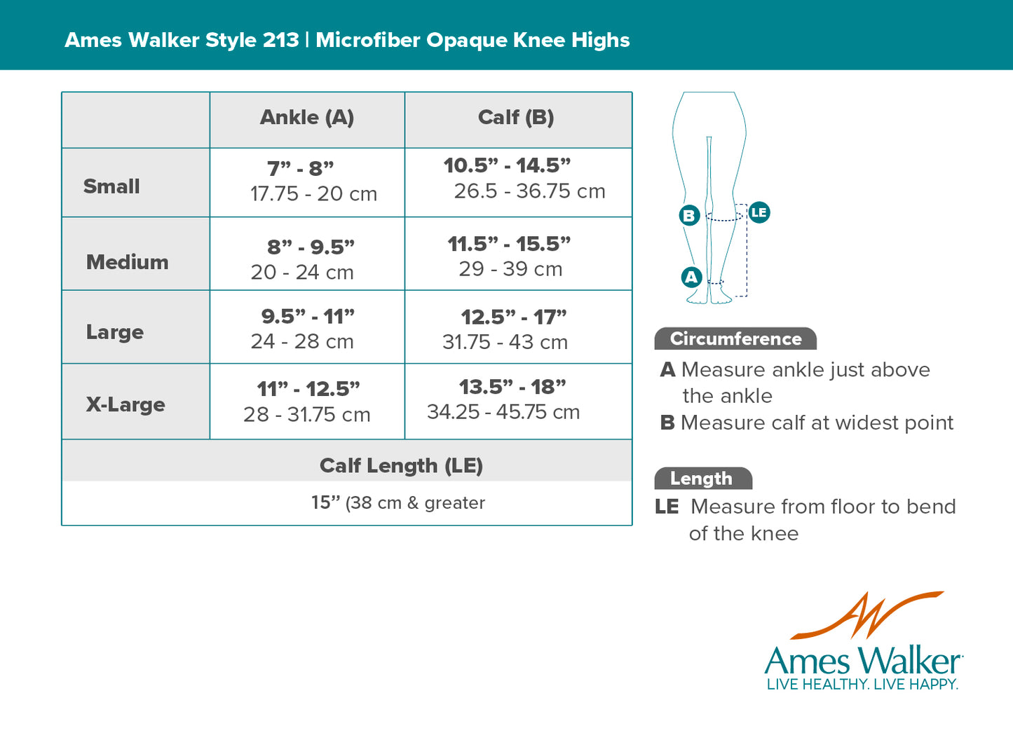 AW 213 Microfiber Opaque Knee Highs Open Toe 20-30 mmHg