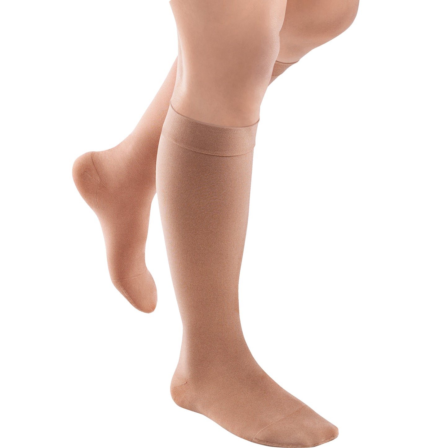 Jobst ACTIVA Opaque Compression Knee High Stockings sun bronze