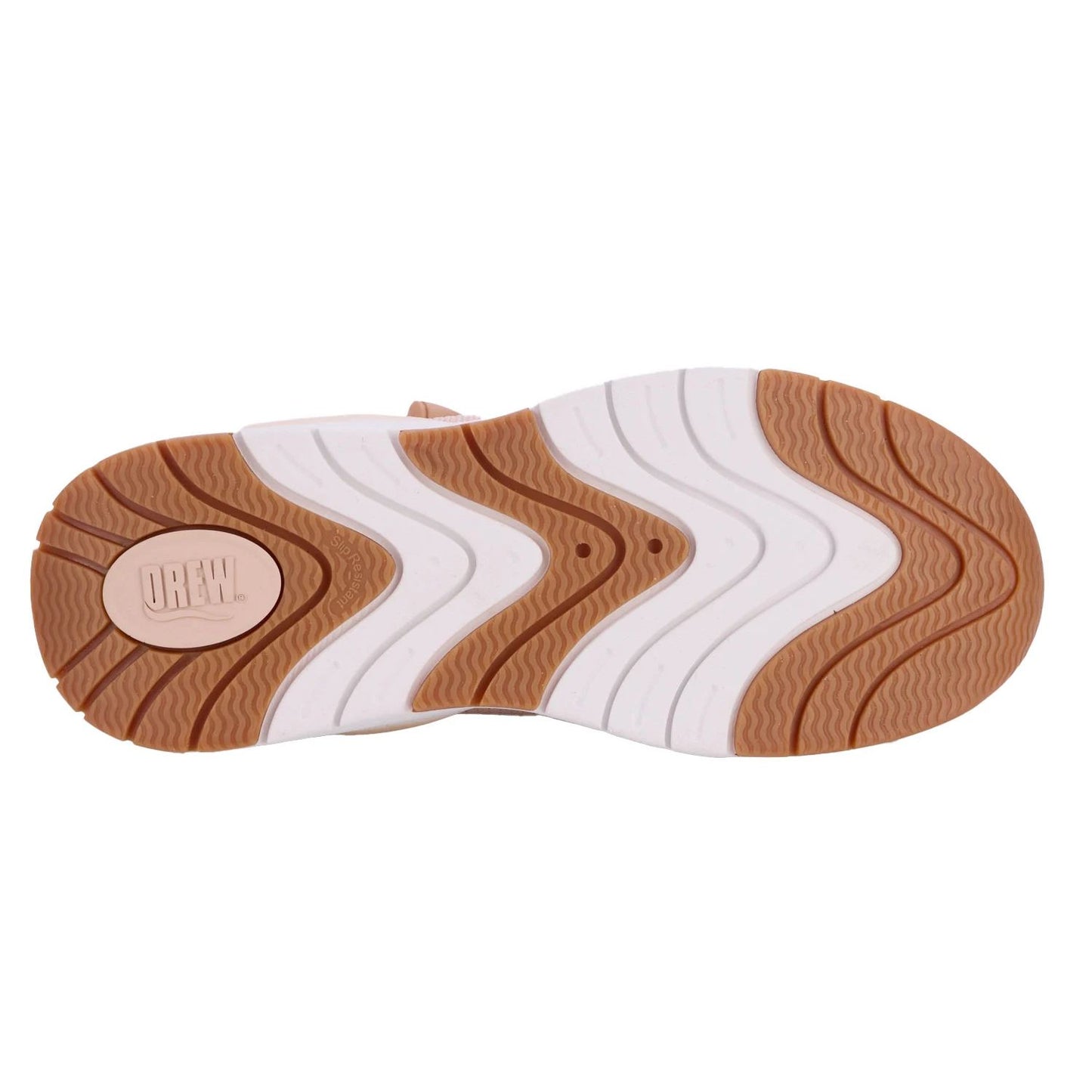 Drew Women's Bobbie Hands-Free Athletic Shoes Taupe Bottom