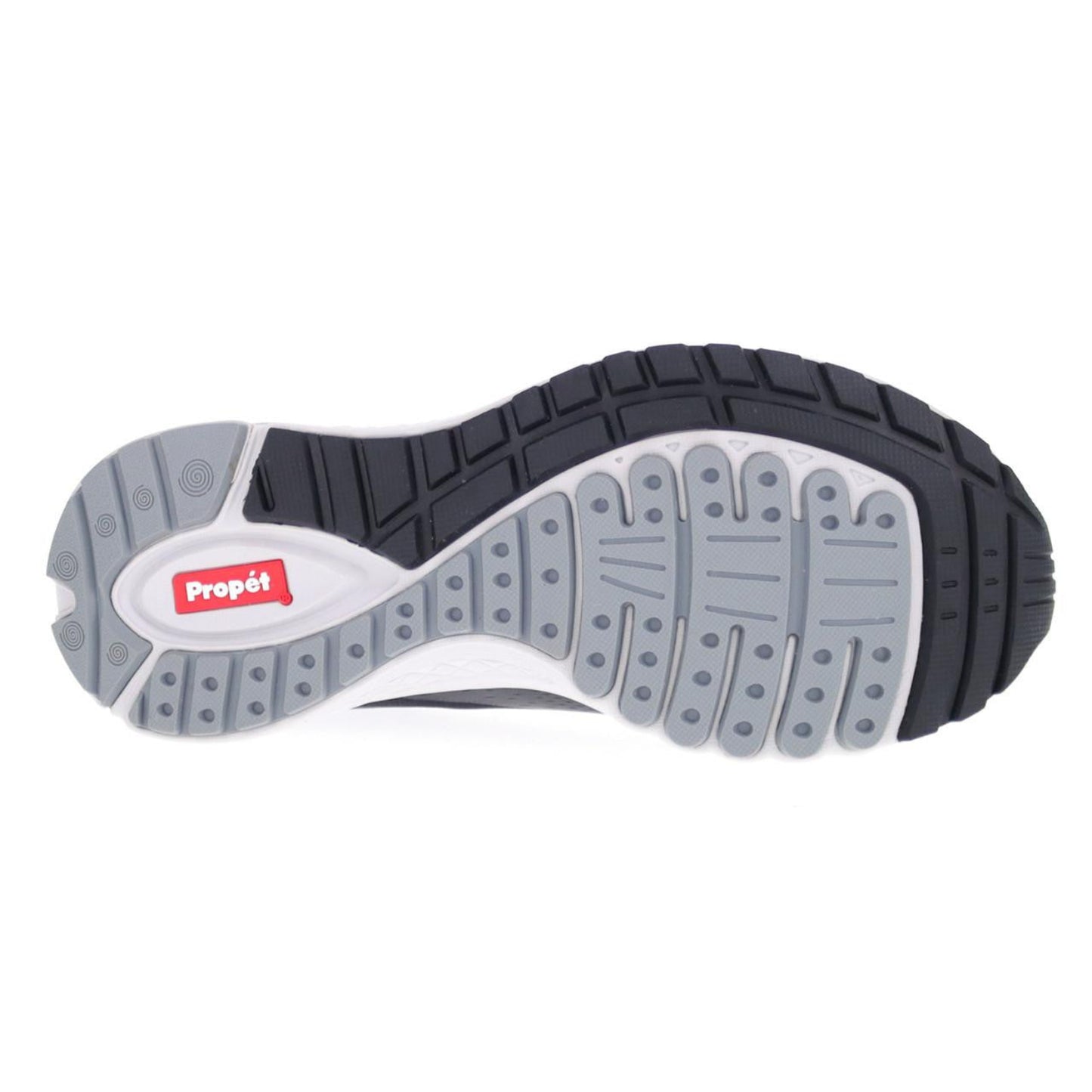 Propet Men's One Evolve Athletic Shoes Grey Navy Bottom