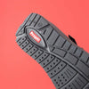 Lightweight EVA midsole with rubber treads for traction and grip
