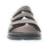Front view of the Brown Hatcher Sandal with neoprene lining