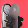 The orthotic-friendly Hatcher slides in Dark Grey feature soft  moisture-wicking lining for all-day wear and flexibility to remove the insole.