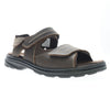 Angled side view of the Hudson Sandal with adjustable straps