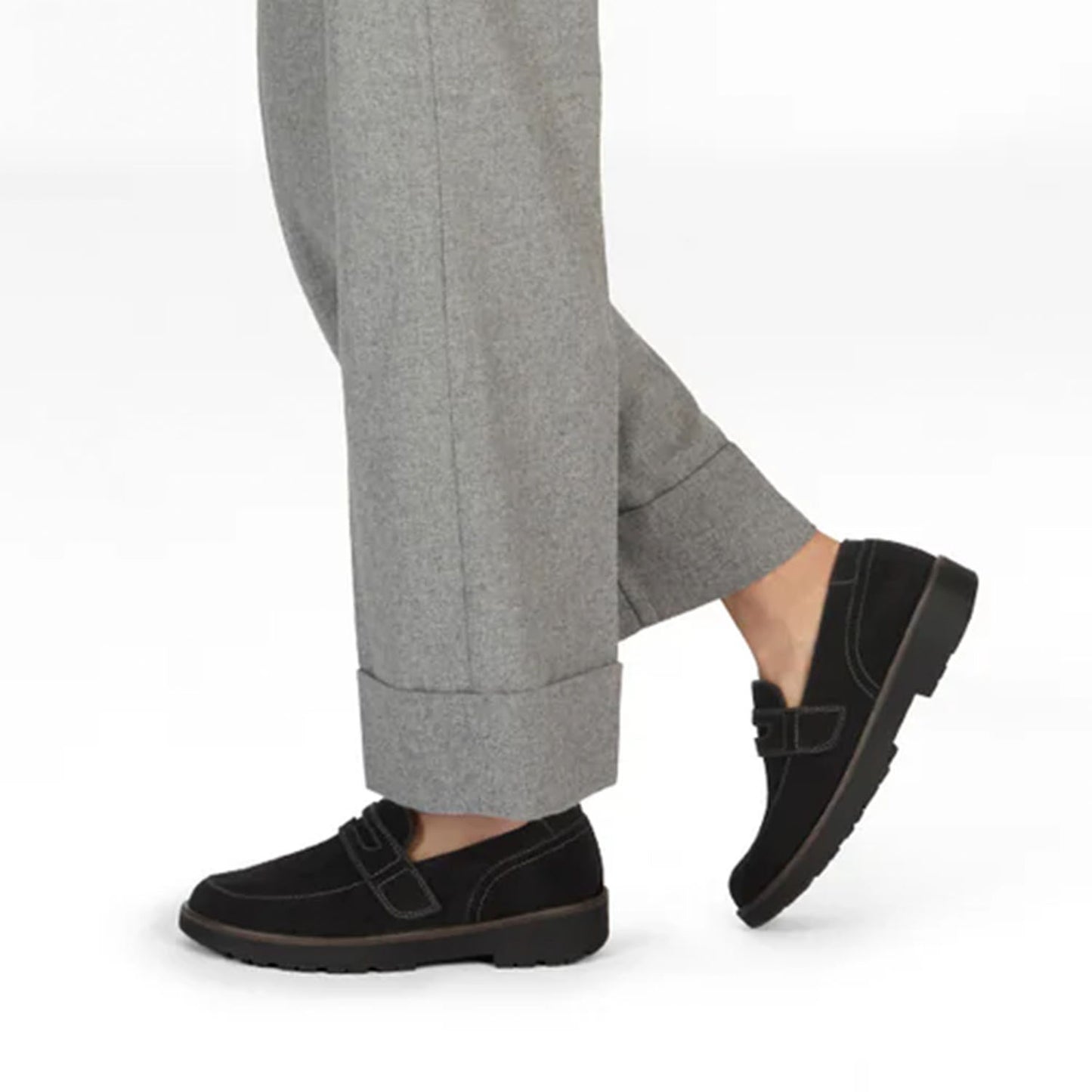 Orthofeet Women's Shelly Casual Shoes Black Lifestyle