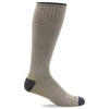 SockWell Men's Elevation Knee High Socks - 20-30 mmHg Putty