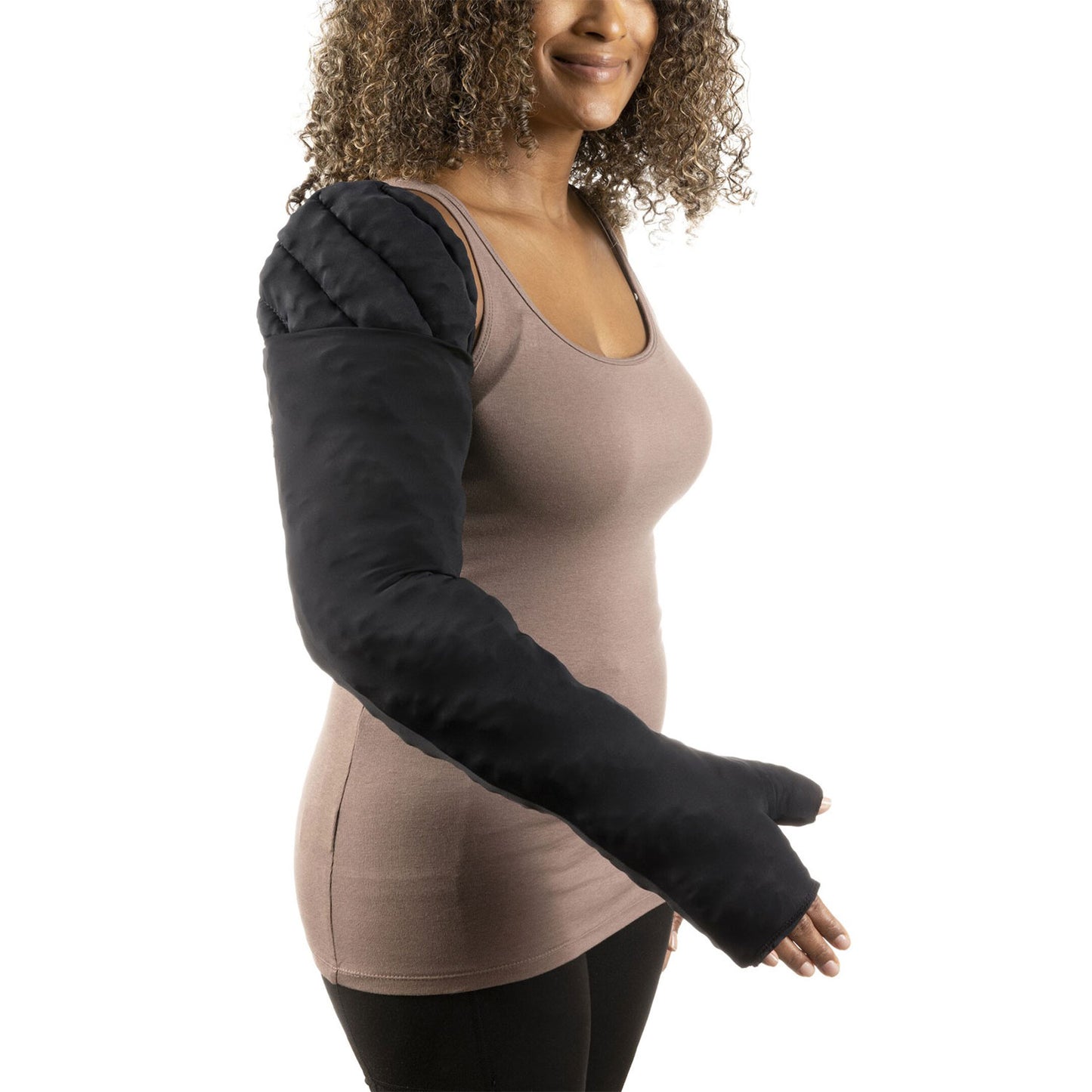 Sigvaris Chipsleeve Standard Arm Right 15-20 mmHg Black