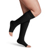 Sigvaris Essential 863 Opaque Open Toe Knee Highs w/Grip Top - 30-40 mmHg