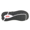 Bottom sole view of Black Women's Ultima FX footwear with the rubber tread inserts that offer unbeatable grip & durability
