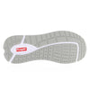 Bottom sole view of Grey Women's Ultima FX footwear with the rubber tread inserts that offer unbeatable grip & durability