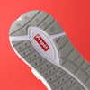 Lightweight EVA midsole with rubber treads for traction and grip