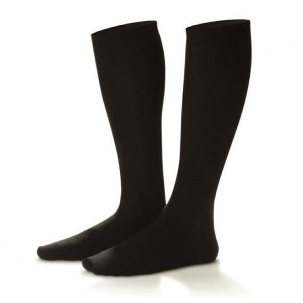 Dr. Comfort Men's Cotton Knee High Dress Socks - 15-20 mmHg