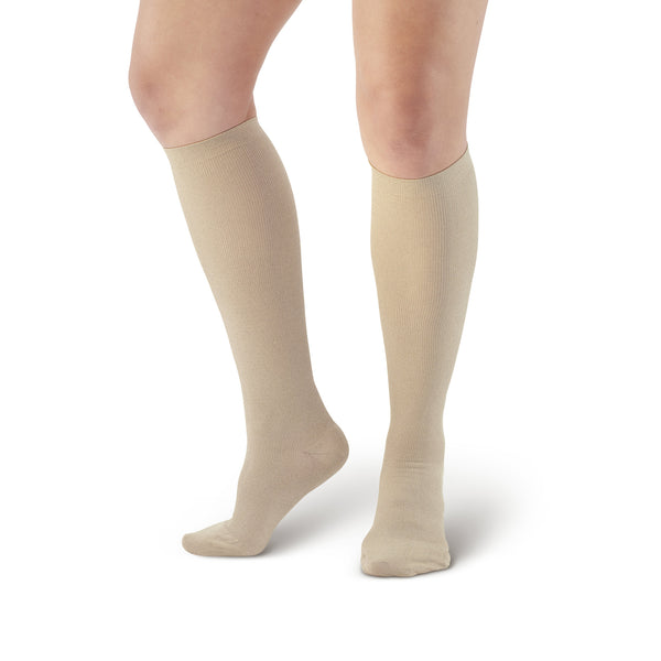 Ames Walker Static Silver Knee High Socks 20-30mmhg