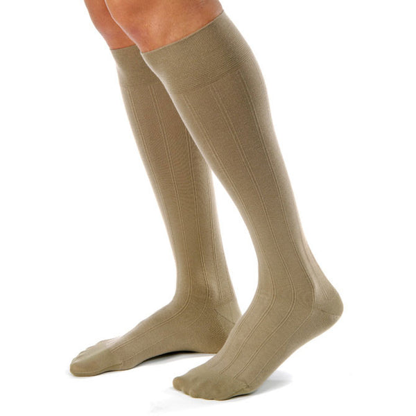 Jobst for Men Casual Closed Toe Knee High Socks - 15-20 mmHg