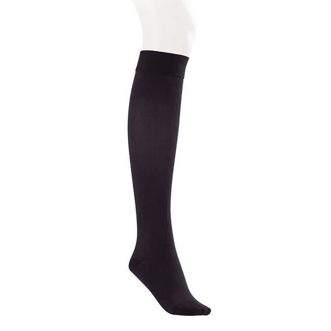 Jobst Opaque SoftFit Closed Toe Knee Highs - 15-20 mmHg - Anthracite