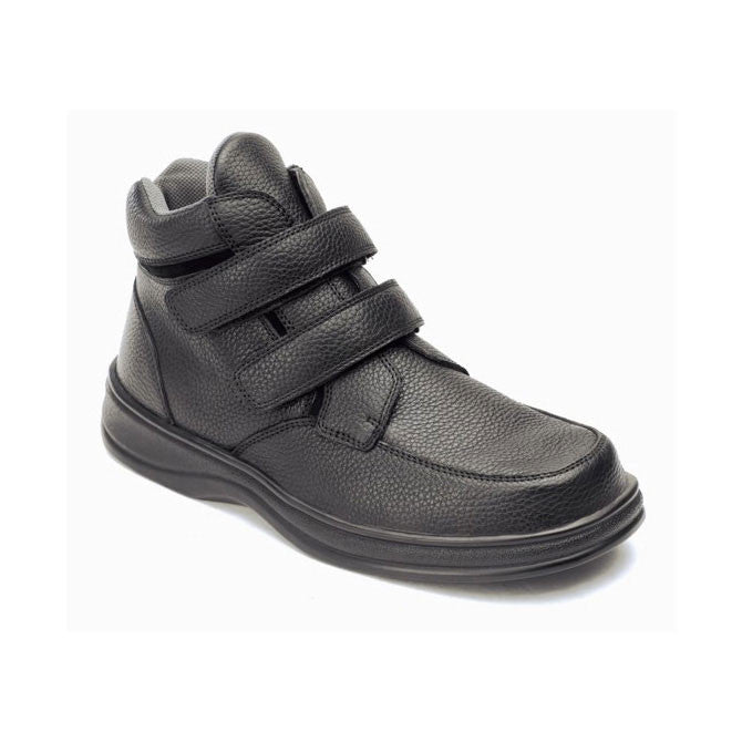 Orthofeet Glacier Gorge Diabetic Boots Mens 11 2E 581 Black Leather Comfort Orthofeet Glacier Gorge Diabetic Boots Mens 11 2E 581 Black  main image 2