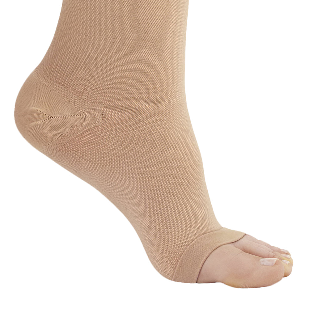 AW 301 Medical Support Open Toe Knee Highs 30-40 mmHg