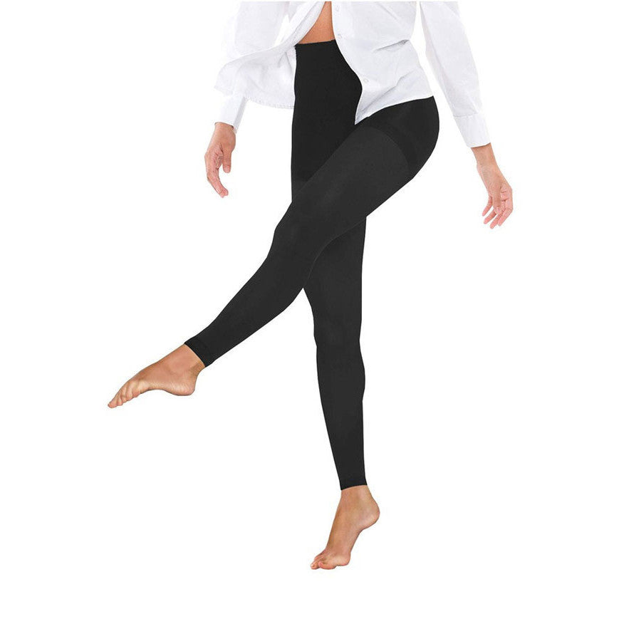 Therafirm TF371 10-15 mmHg Footless Opaque Tights - Black - M Therafirm TF371 10-15 mmHg Footless Opaque Tights - Black - M