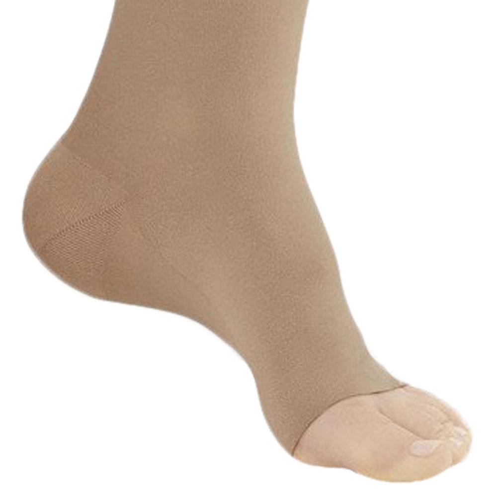 AW 392OT Luxury Opaque Open Toe Thigh Highs w/Dot Band 30-40 mmHg (Sale)