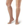 AW Style 41 Sheer Support Open Toe Knee Highs - 15-20 mmHg - Nude