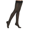 Therafirm EASE Sheer Closed Toe Thigh Highs w/Silicone Band - 15-20 mmHg - Black