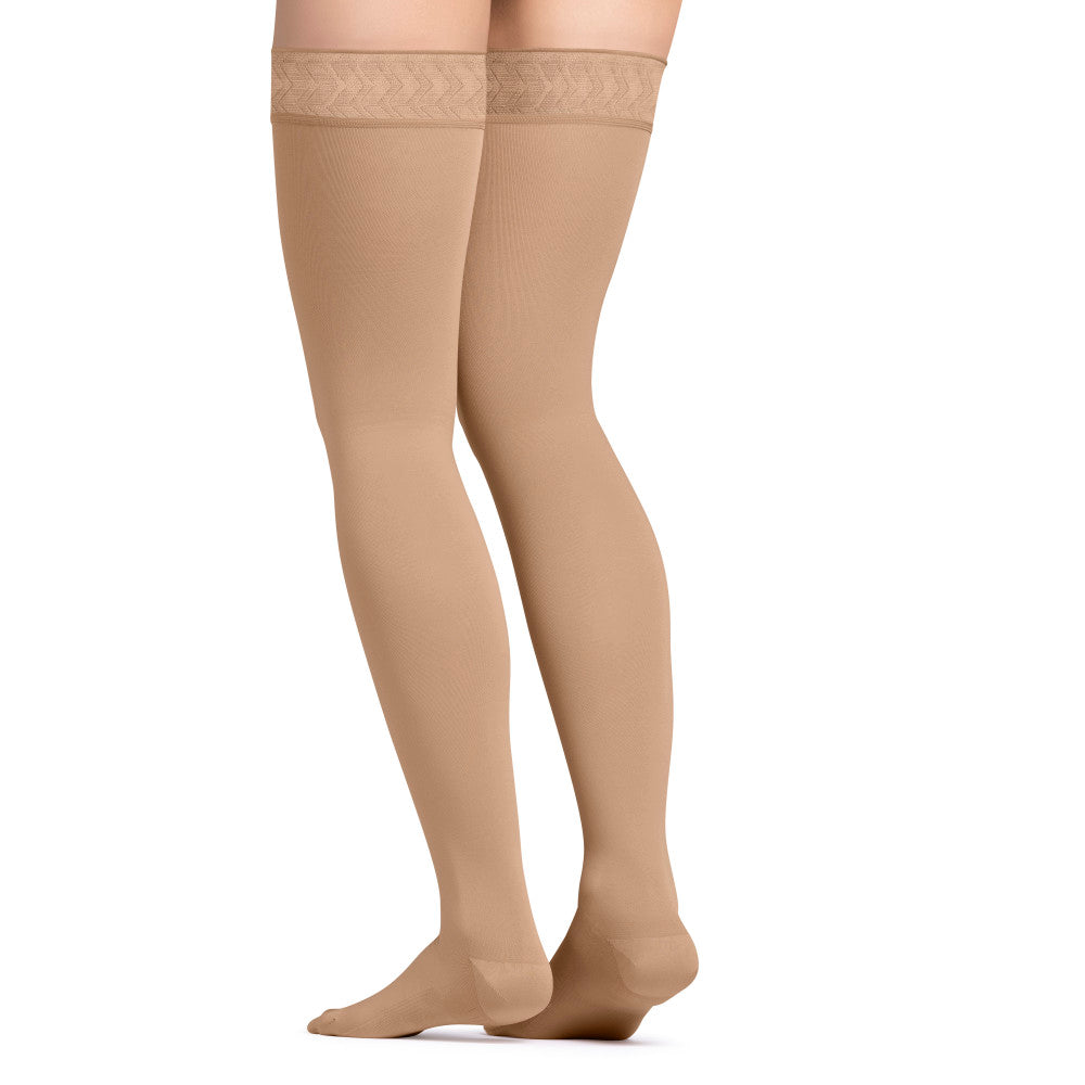 Jobst Opaque Maternity Thigh Highs w/Top Band 20-30 mmHg
