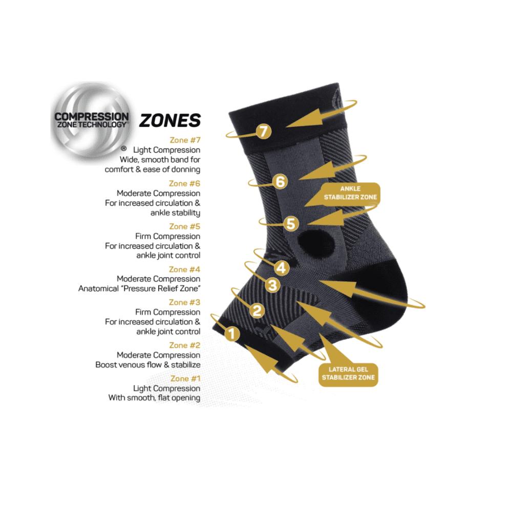 OS1st AF7 Ankle Bracing Sleeve Left Foot