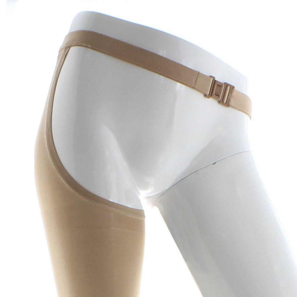 AW Style 217R Medical Support Closed ToeChap Right Leg - 20-30 mmHg - Hip Attachment