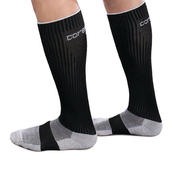 Therafirm 20-30mmHg Moderate Compression Pantyhose - Black, XL, Made In USA