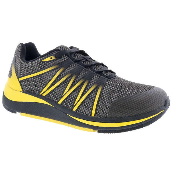 Drew Men's Player Athletic Sneakers Black/Yellow