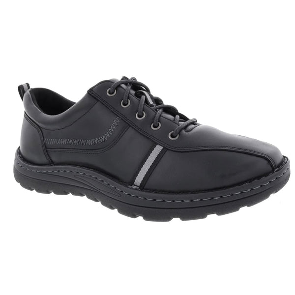 Drew Men's Hogan Leather Casual Shoes Black