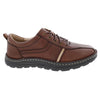 Drew Men's Hogan Leather Casual Shoes Brown