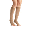 Jobst Opaque Open Toe Maternity Knee Highs - 20-30 mmHg Caramel