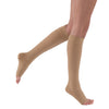 Jobst Relief Open Toe Knee Highs w/ Silicone Band - 20-30 mmHg Beige