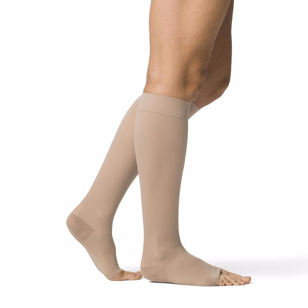 Sigvaris 971 Access Open Toe Knee Highs - 15-20 mmHg