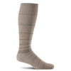 SockWell Men's Circulator Knee High Socks - 15-20 mmHg Khaki