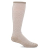 SockWell Women's Chevron Knee High Socks - 15-20 mmHg Barley Sparkle