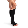 Sigvaris Dynaven 971 Open Toe Knee Highs w/Grip Top - 15-20 mmHg Black Silicone Dots