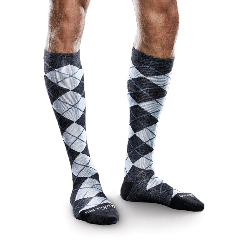 Therafirm Core-Spun Mild Support Patterned Socks 15-20 mmHg
