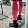 CEP Men's The Run Tall Compression Socks 4.0 Ocean Pink Black