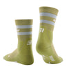 CEP Men's Hiking 80s Mid Cut Compression Socks Olive/Grey