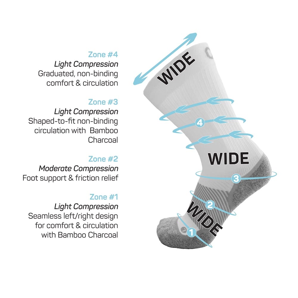 OS1st WP4+ Wellness Performance Crew Socks (Wide)
