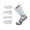 OS1st WP4+ Wellness Performance Crew Socks (Wide)