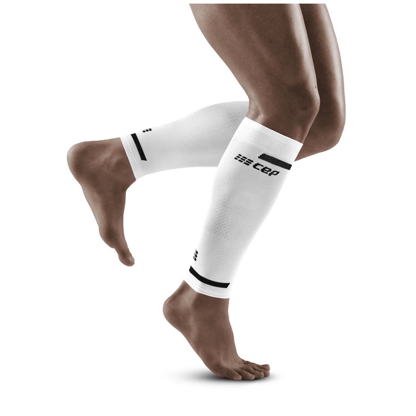 CEP Men's The Run Compression Calf Sleeves 4.0 White