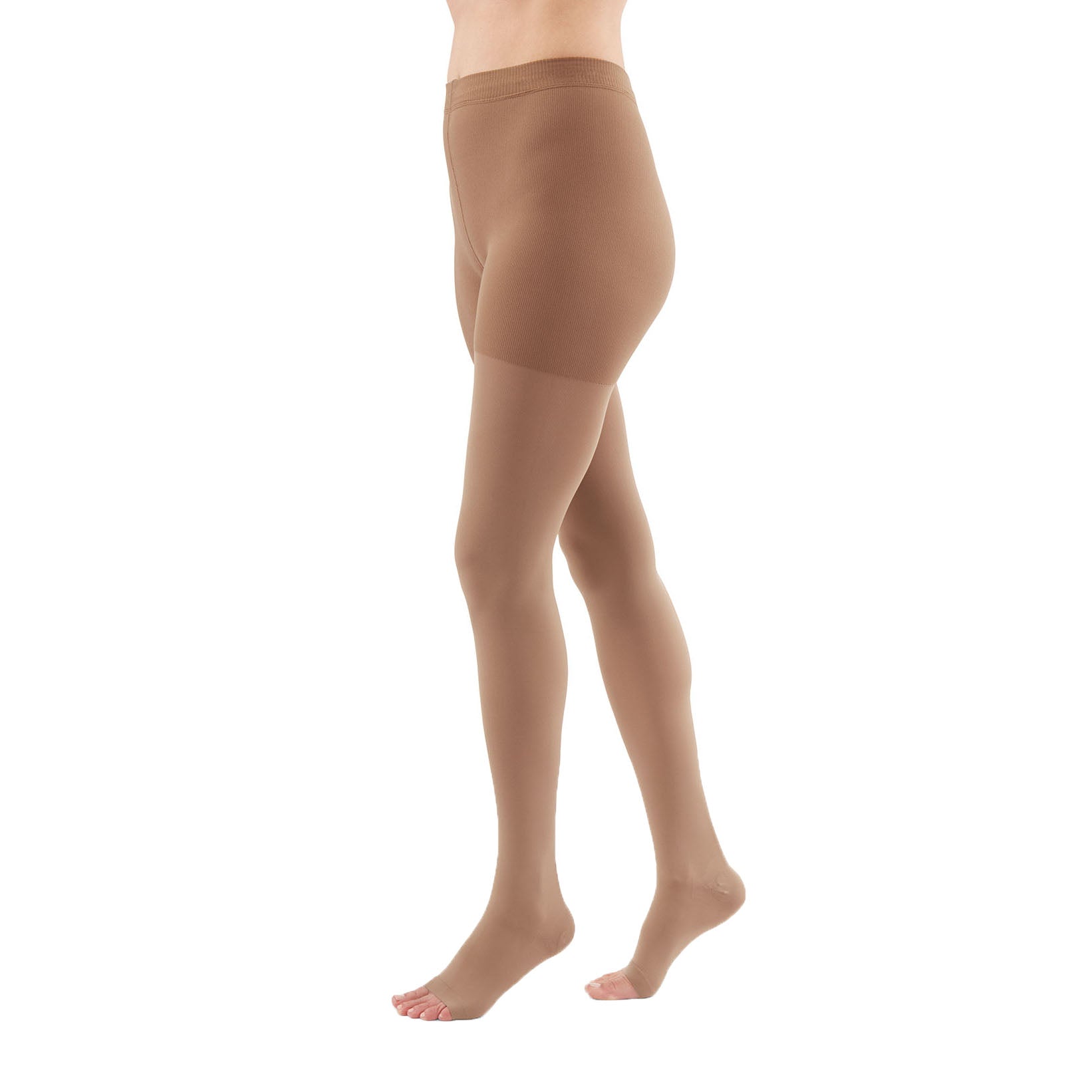 Medi Duomed Advantage Soft Opaque Open Toe Pantyhose - 20-30 mmHg