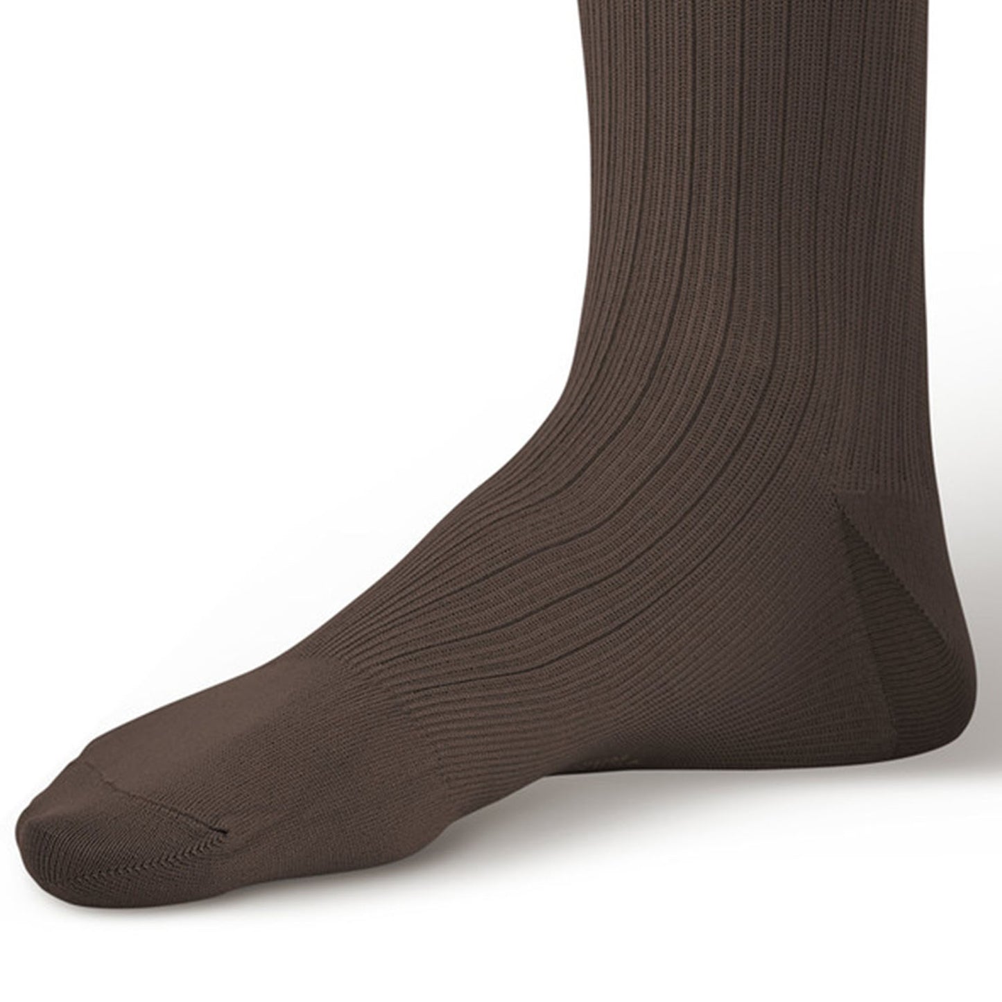 AW 129 Men's Microfiber/Cotton Knee High Dress Socks 15-20 mmHg